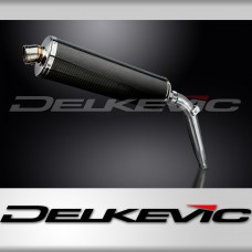 HONDA XL125V VARADERO 2001-2016 Echappement Silencieux 450mm Ovale Carbone