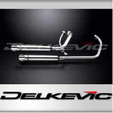 Yamaha XV125 XV250 Virago 1988-2017 Echappement Silencieux 410mm Coupe Oblique