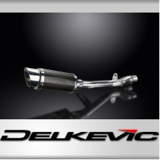 HONDA NT650V DEAUVILLE 1998-2005 Echappement Silencieux 200mm Rond Carbone PISTE