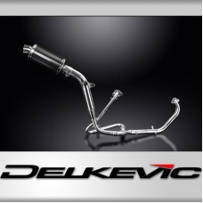 HONDA XL125V VARADERO 2001-2016 Echappement Complet 225mm Ovale Carbone PISTE