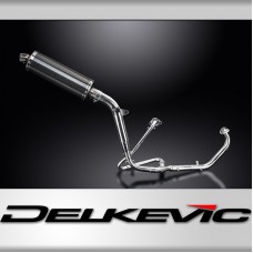 HONDA XL125V VARADERO 2001-2016 Echappement Complet Pot 350mm Ovale Carbone