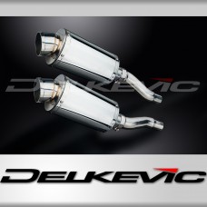 KAWASAKI GPZ500S GPZ400S 1987-2007 Echappement Silencieux 225mm Ovale Inox PISTE