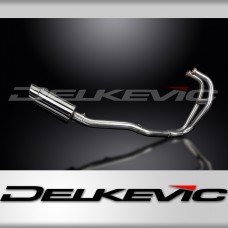 KAWASAKI GPZ500S 1987-2007 Echappement Complet 2-1 silencieux 200 Rond Inox PIST