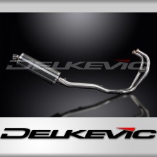 KAWASAKI GPZ500S GPZ400S 1987-2007 Echappement 2-1 Complet 350mm Ovale Carbone