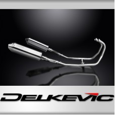 KAWASAKI GPZ500S GPZ400S Echappement Complet 2-2 Silencieux 320mm Tri-Ovale Inox