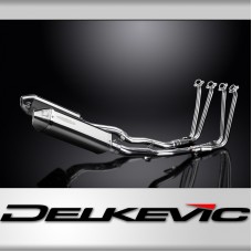 YAMAHA FJR1300 2006-2020 Echappement Complet 4-2 DECAT Pot 320mm Tri-Ovale Inox