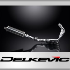 HONDA CB600F HORNET 2007-2013 Echappement 4-1 Complet 350mm Ovale Carbone 