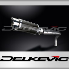 HONDA CB600F HORNET 1998-2002 Echappement Pot 200mm Rond Carbone PISTE