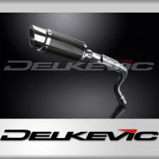 HONDA CB600F HORNET 2003-06 Echappement HAUT Silencieux 200mm Rond Carbone PISTE