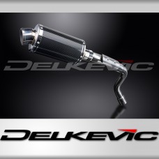 HONDA CB600F HORNET 2003-06 Echappement HAUT Silencieux 225mm Ovale Carbon PISTE