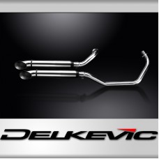 YAMAHA XV535 1987-2003 Echappement Complet 2-2 Inox Silencieux 410mm TURNOUT