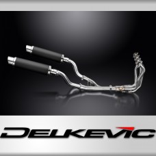 KAWASAKI Z1000 Z1000SX 2010-2020 Echappement Complet 4-2 Pot 350mm Rond Carbone