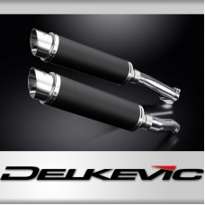 Kawasaki Z1000SX ABS 2010-2019 Echappement KIT-Silencieux 350mm Rond Carbone