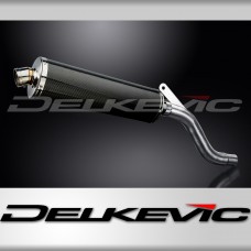 YAMAHA XT600 E 1990-2005 Echappement Silencieux 350mm Ovale Carbone