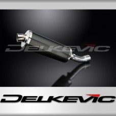 DUCATI DIAVEL 2011-2018 Echappement Silencieux 350mm Ovale Carbone