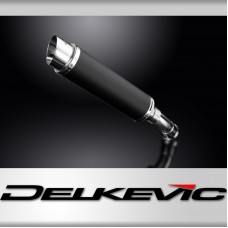 Ducati Hyperstrada Hypermotard 821 939 13-18 KIT-Silencieux 350mm Rond Carbone