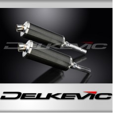 DUCATI MONSTER 620-695-800 2002-2008 Echappement Silencieux 350mm Ovale Carbone