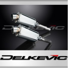 DUCATI MONSTER 620/695/800 2002-2008 Echappement Silencieux 225 Ovale Inox PISTE