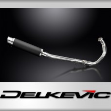 YAMAHA MT07 2014-2021 Echappement Complet 2-1 Silencieux 350mm Rond Carbone