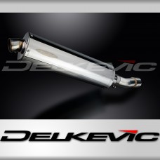 SUZUKI SV650 SV650S SV400 1998-2002 Echappement Silencieux 450mm Ovale Inox