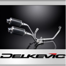 SUZUKI SV650 1998-2002 Echappement 2-2 Complet 225mm Ovale Carbone PISTE