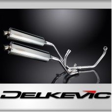 SUZUKI SV650 1998-2002 Echappement 2-2 Complet 450mm Ovale Inox