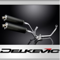 SUZUKI SV650 98-02 Echappement Complet 2-2 Silencieux 450 Ovale Carbone