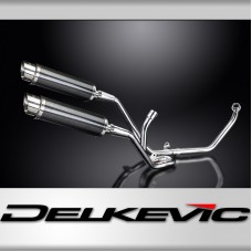 SUZUKI SV650 1998-2002 Echappement Complet 2-2 Silencieux 350mm Rond Carbone