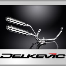 SUZUKI SV650 1998-2002 Echappement Complet 2-2 Silencieux 350mm Rond Inox