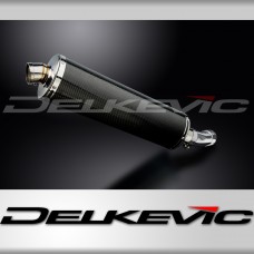 SUZUKI SV400 SV650 2003-2015 Echappement Silencieux 450mm Ovale Carbone