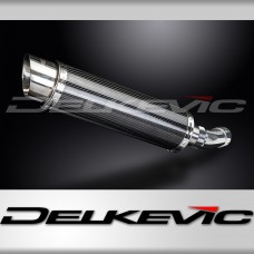 SUZUKI SV400 SV650 2003-2015 Echappement Silencieux 350mm Rond Carbone