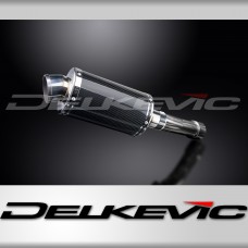 KAWASAKI ER5 1996-2007 Echappement Silencieux 225mm Ovale Carbone PISTE