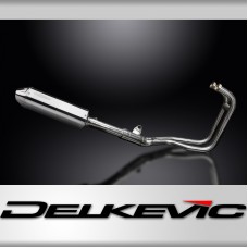 KAWASAKI ER5 1996-2007 Echappement 2-1 Complet silencieux 320mm Tri-Ovale Inox