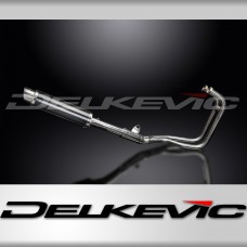 KAWASAKI ER5 1996-2007 Echappement Complet 2-1 Silencieux 350mm Rond Carbone