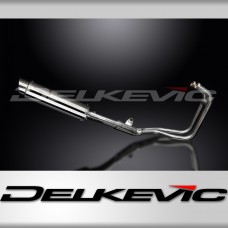 KAWASAKI ER5 1996-2007 Echappement Complet 2-1 Silencieux 350mm Rond Inox