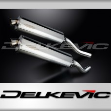 KAWASAKI Z1000 2003-2006 Echappement Silencieux 450mm Ovale Inox