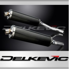 KAWASAKI Z1000 2007-2009 Echappement Silencieux 450mm Ovale Carbone