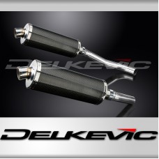 KAWASAKI Z1000 2007-2009 Echappement Silencieux 350mm Ovale Carbone