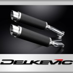 Kawasaki Z1000 2010-2020 Echappement KIT-Silencieux 350mm Rond Carbone