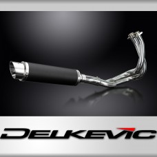 KAWASAKI KLE650 VERSYS 2015-2021 Echappement Complet 2-1 Pot 350mm Rond Carbone