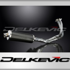 KAWASAKI KLE650 VERSYS 2015-2021 Echappement 2-1 Complet Pot 350mm Ovale Carbone