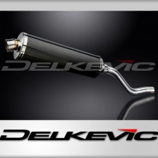 Kawasaki KLR650E 2008-2024 Echappement Silencieux 450mm Ovale Carbone