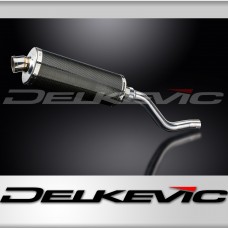 Kawasaki KLR650E 2008-2024 Echappement Silencieux 350mm Ovale Carbone