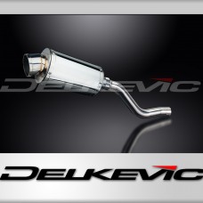 Kawasaki KLR650E 2008-2024 Echappement Silencieux 225mm Ovale Inox PISTE