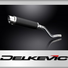 Kawasaki KLR650E 2008-2024 Echappement Silencieux 350mm Rond Carbone