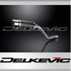 KAWASAKI KLR650C 1995-2003 Echappement Silencieux 200mm Rond Carbone PISTE