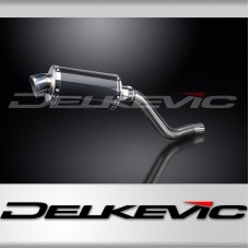 KAWASAKI KLR650C 1995-2003 Echappement Silencieux 225mm Ovale Carbone PISTE