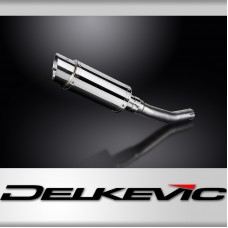 Kawasaki KLR650A 1987-2007 Echappement KIT-Silencieux 200mm Rond Inox