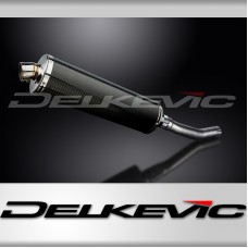 KAWASAKI KLR650A 1987-2007 Echappement Silencieux 450mm Ovale Carbone