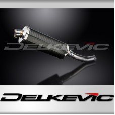 KAWASAKI KLR650A 1987-2007 Echappement Silencieux 350mm Ovale Carbone